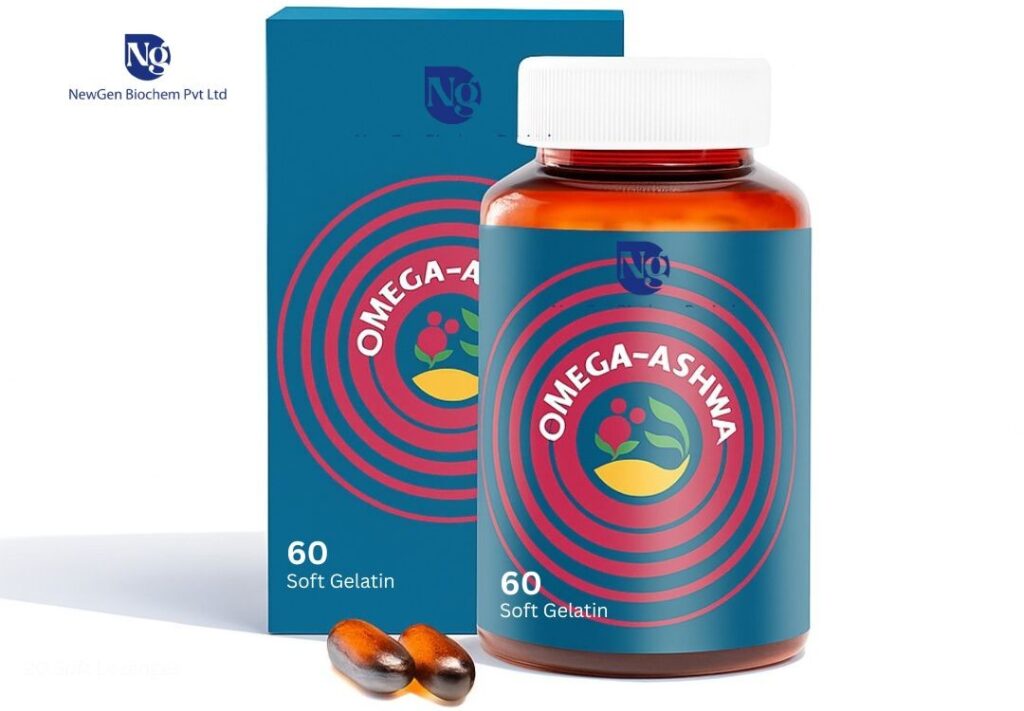 Omega-Ashwa Enteric Coated Softgels - Newgen Biochem